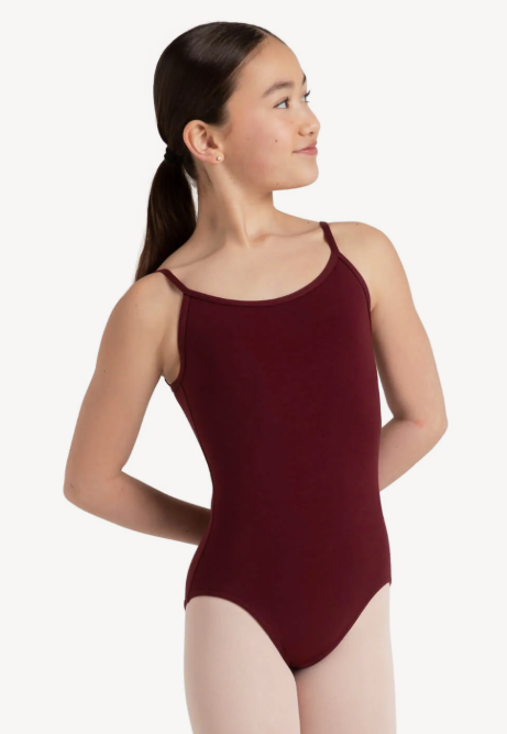 New Leotard Capezio CC101C Medium Child  Burgundy  Ballet