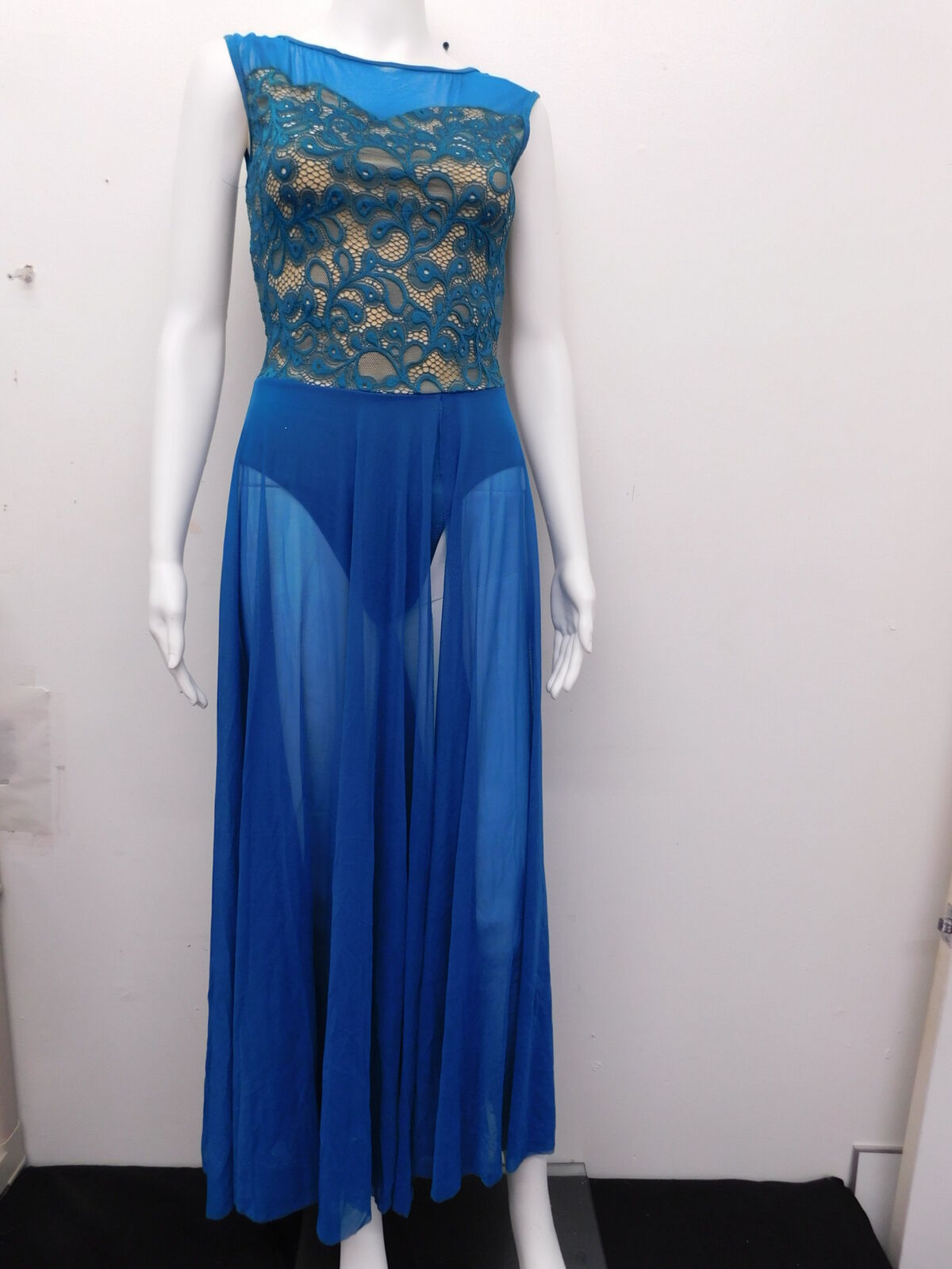 Pre-Owned Costume Unbranded   Medium Adult Teal  Contemporary