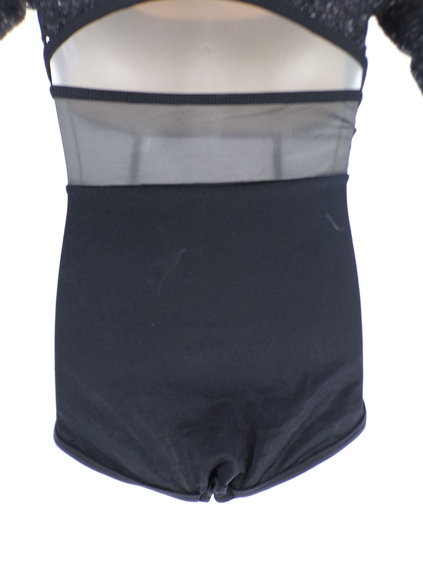 Pre-Owned Costume Curtain Call  J4877 Large Child Black  Jazz