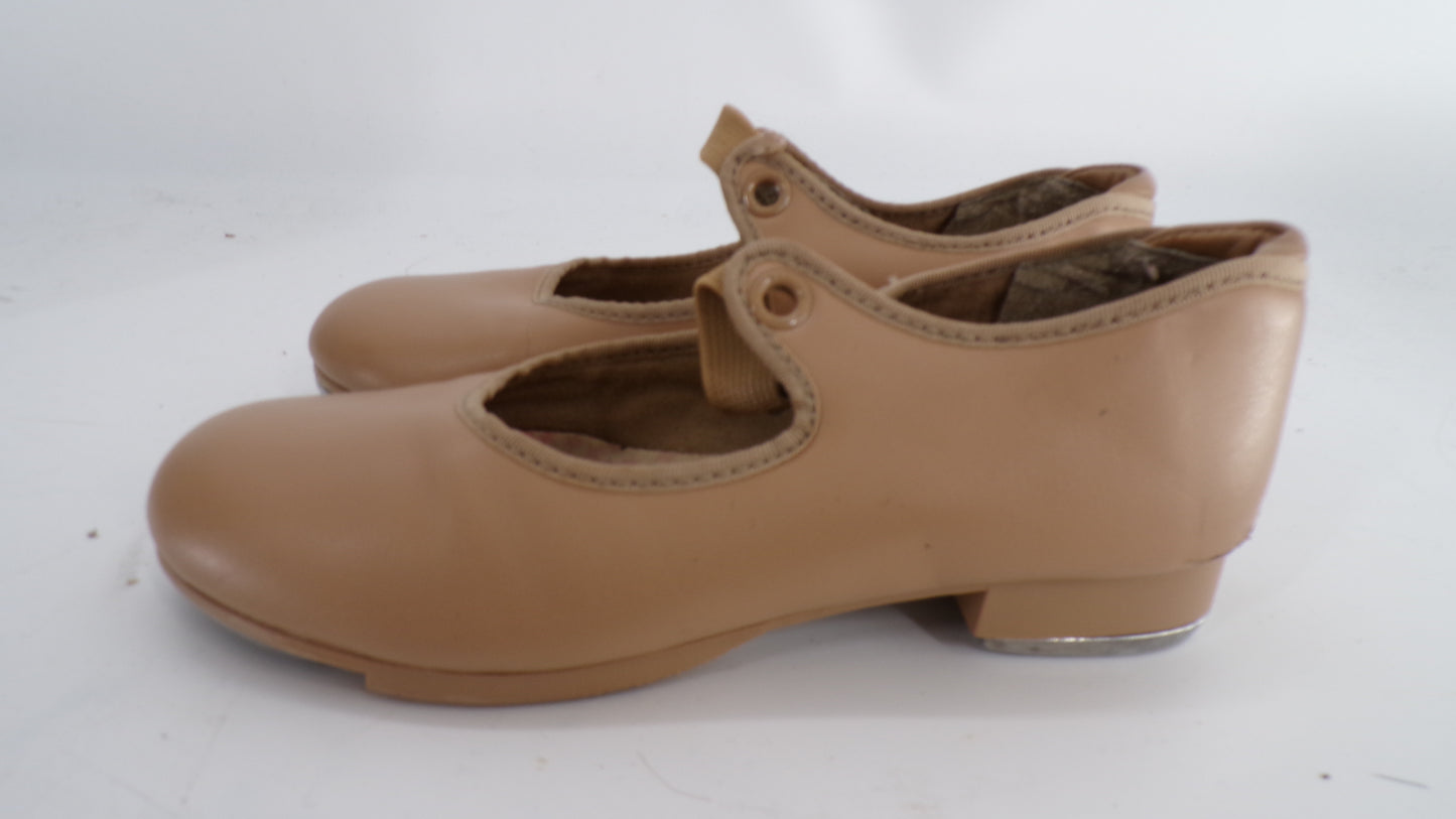Pre-Owned Tap Shoes Capezio Little Kid 11.5W Tyette Man Made Ribbon or Elastic Student