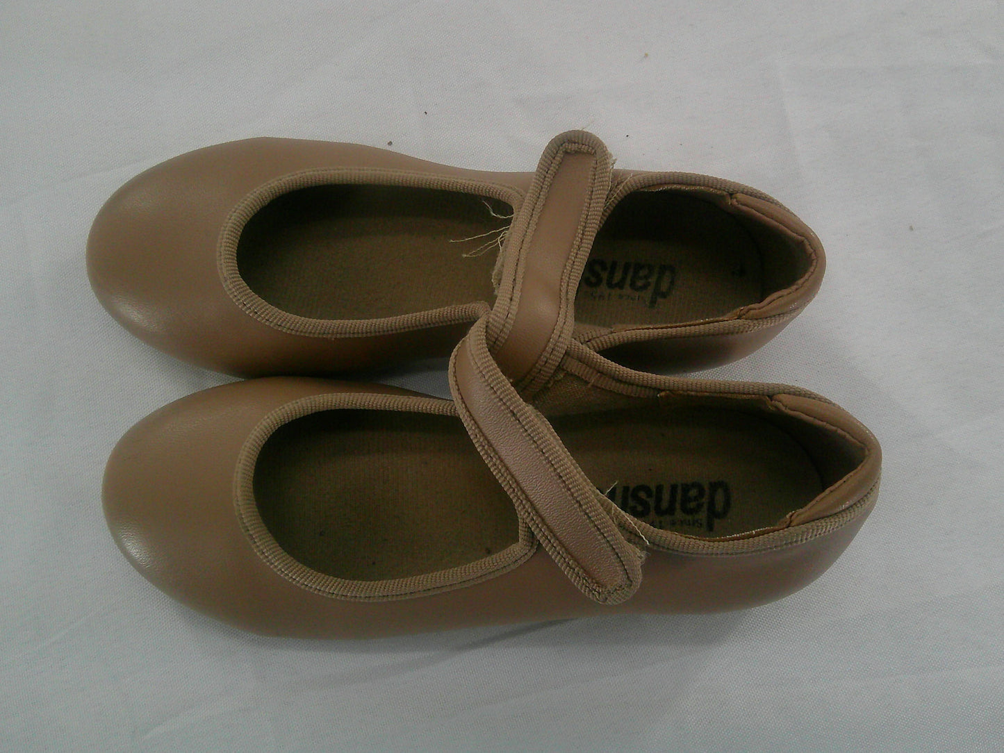 Pre-Owned Tap Shoes Danshuz Kids 11.5M Mary Jane Leather Loop Strap Student