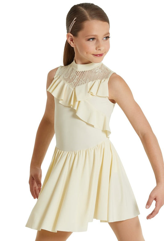 Pre-Owned Costume Weissman  12074 Medium Child Ivory  Lyrical