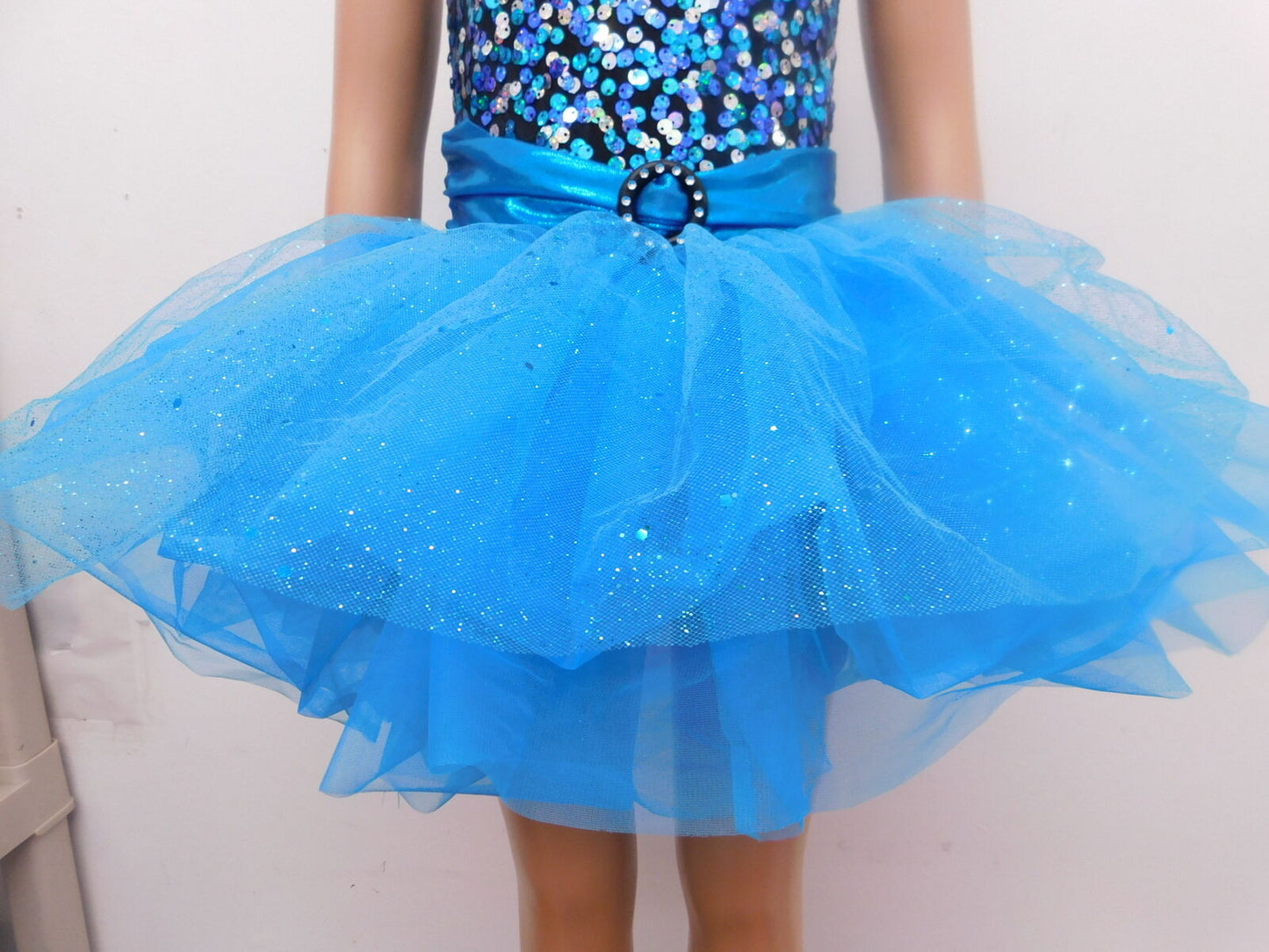Pre-Owned Costume Costume Gallery  19111 XS Child Turquoise  Jazz