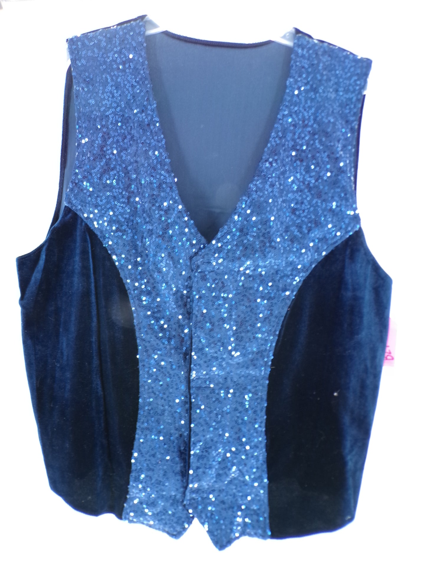 Pre-Owned Vest Revolution Dancewear  RC18673 Medium Adult Blue  Jazz