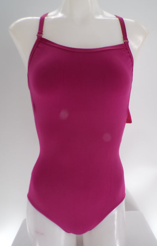 Pre-Owned Leotard Capezio   Small Adult Cranberry  Ballet Contemporary