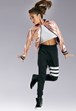 Pre-Owned Joggers Urban Groove  AH9836 Small Adult White Black Hip Hop
