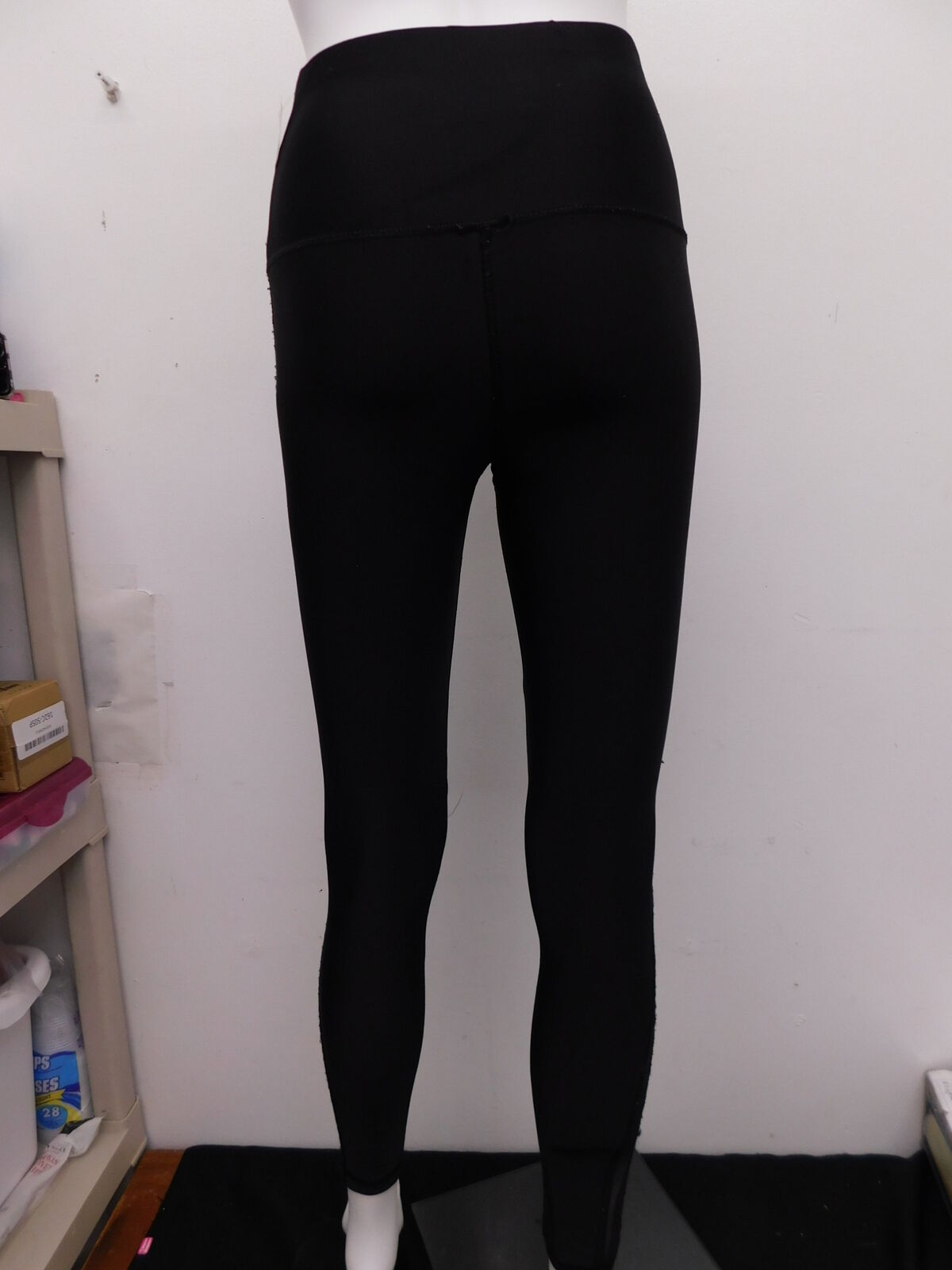 Pre-Owned Leggings Rue Sport   Medium Adult Black  Jazz