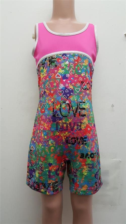 Pre-Owned Unitard Danskin Now   XL Child Pink  Gymnastics