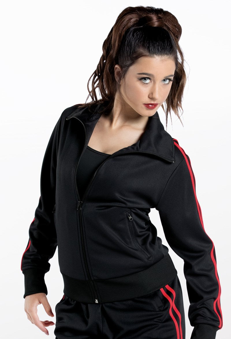 Pre-Owned Track Jacket Urban Groove  AH9280 Large Child Royal Blue Hip Hop Tap Clogging