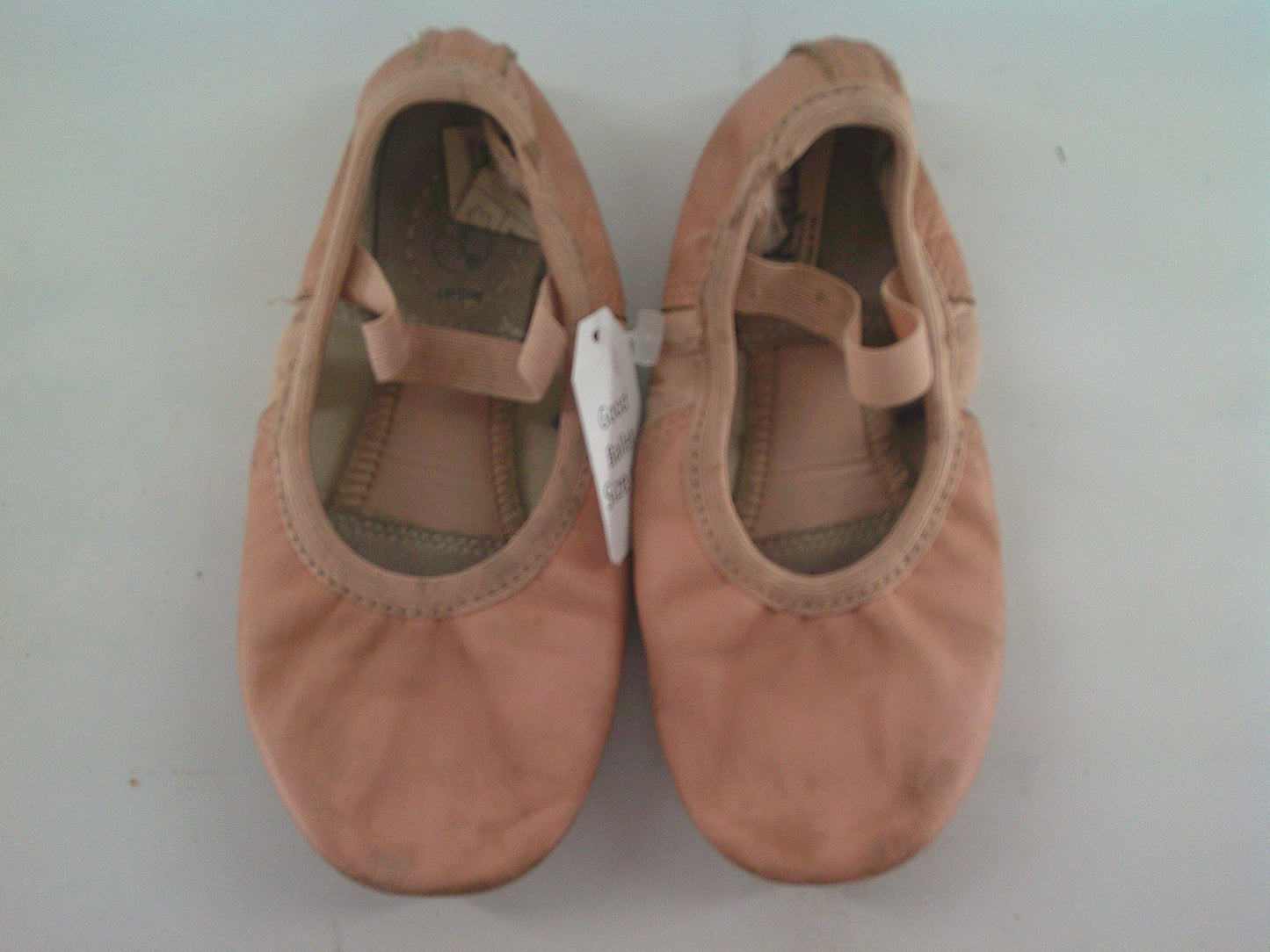 Pre-Owned Ballet Shoes Revolution Kids 13M Pull On Leather Single Strap Full Sole