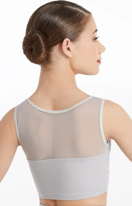 Pre-Owned Crop Top Balera  AH7848 Small Adult Burgundy Jazz Lyrical