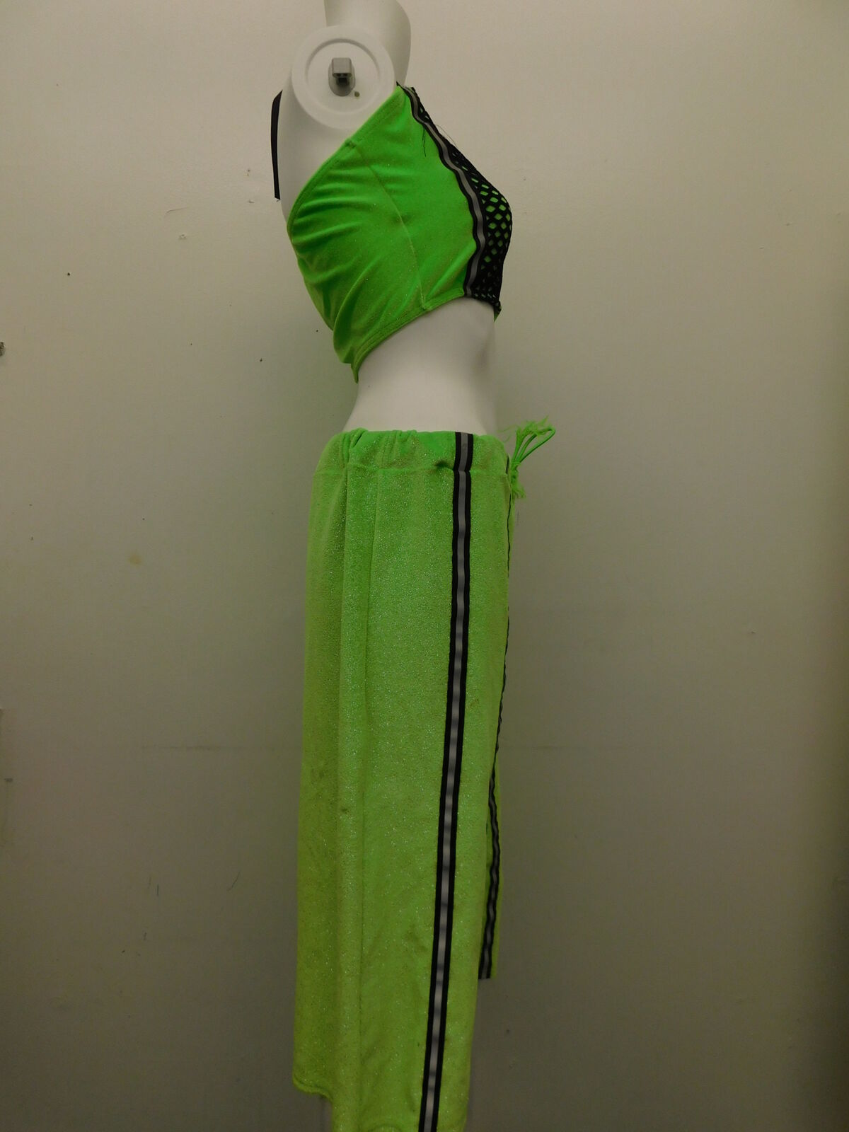 Pre-Owned Costume Unbranded   Medium Adult Lime Green  Jazz
