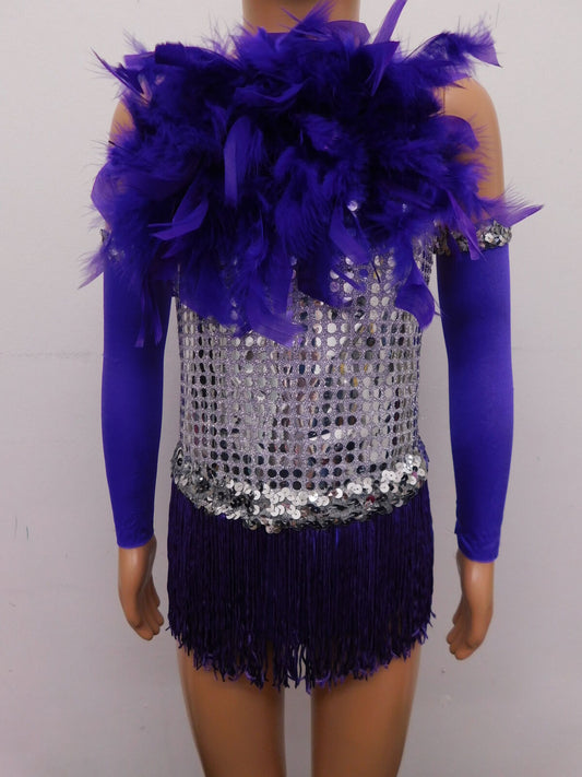 Pre-Owned Costume Unbranded   Small Child Purple  Jazz