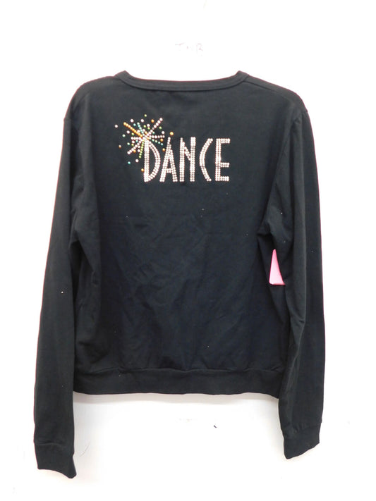 Pre-Owned Jacket Motionwear   Large Adult Black  Jazz Tap Ballet