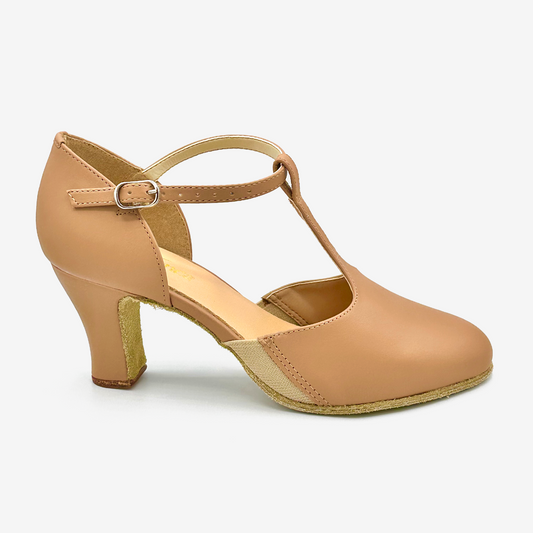 NEW Jazz Shoes So Danca Adult Sizes Character Leather T-Strap Leather