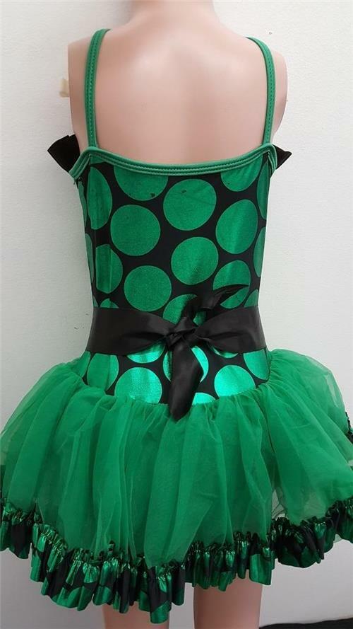 Pre-Owned Costume Curtain Call  E330 Small Child Kelly Green  Jazz
