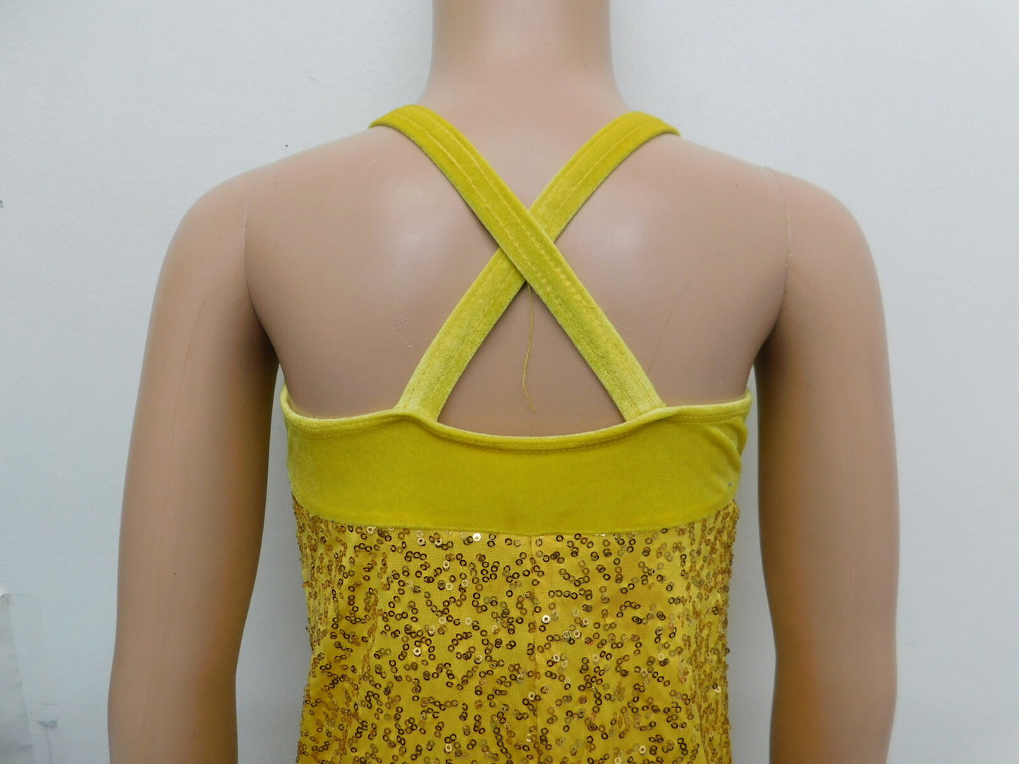 Pre-Owned Costume Art Stone  2072 Small Child Gold  Jazz