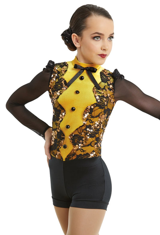 Pre-Owned Costume Weissman  11156 Intermediate Child Yellow  Jazz