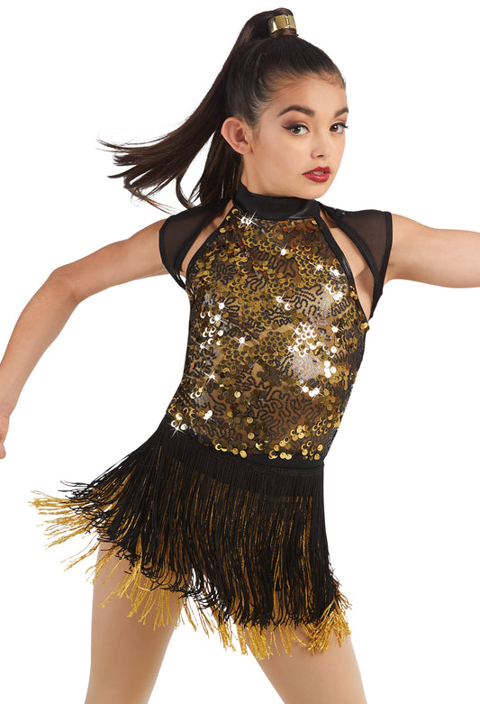 Pre-Owned Costume Weissman 11500 Medium Adult Gold Jazz