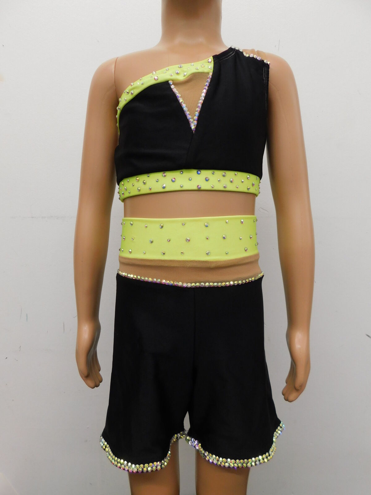 Pre-Owned Costume Patrick J   XL Child Lime Green  Jazz