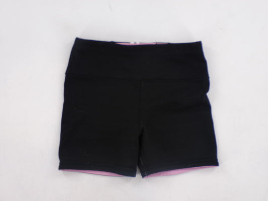 Pre-Owned Shorts Avia XL Child Black lavender Gymnastics Cheer