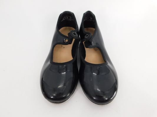 Pre-Owned Tap Shoes Capezio Little Kid 13.5M Tyette Man Made Elastic Student