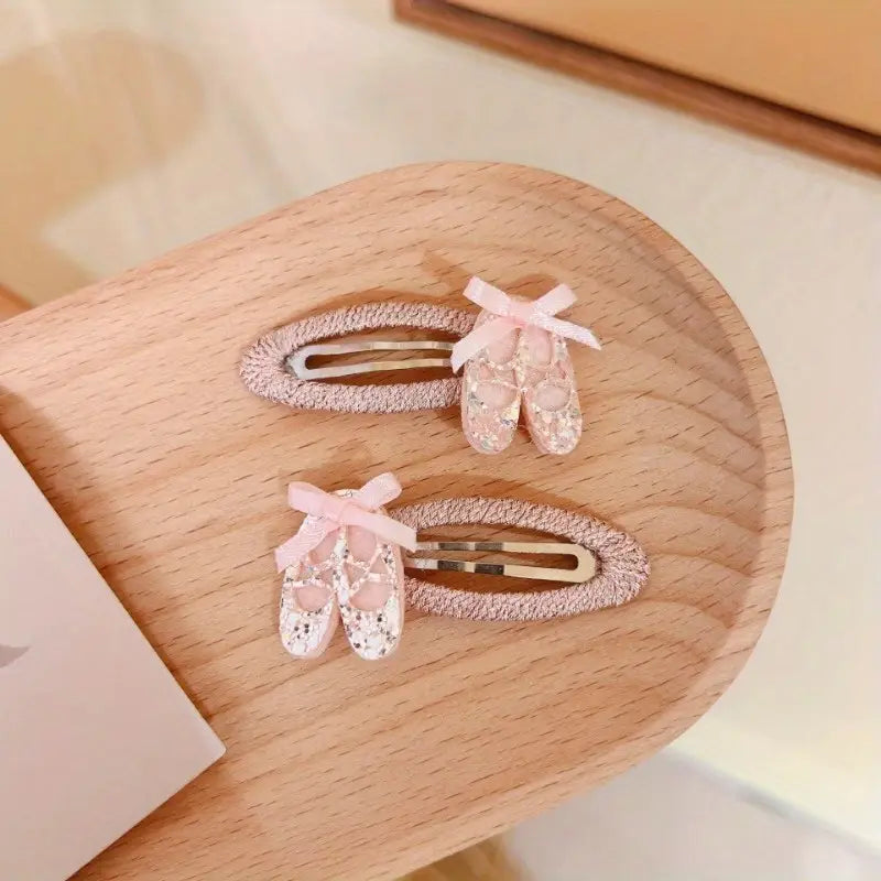 New Ballet Shoe Hair Clips