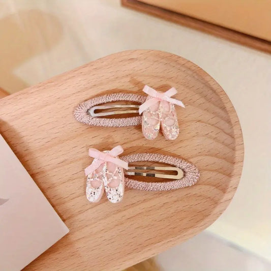 New Ballet Shoe Hair Clips