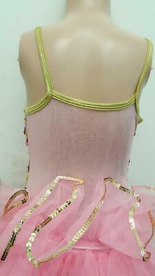 Pre-Owned Costume Curtain Call  E1143 Small Child Pink  Jazz