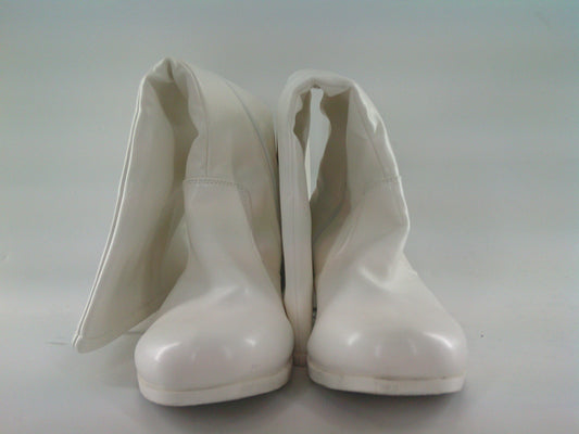 Pre-Owned Parade Shoes Danshuz Adult 9.5M Knee High Leather Zipper Rubber