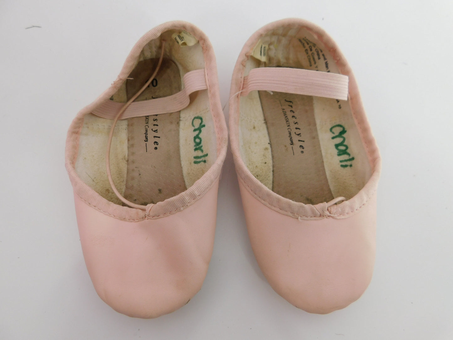 Pre-Owned Ballet Shoes Freestyle Little Kid 10M  Leather  Full Sole