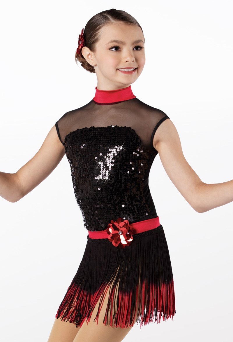 Pre-Owned Costume Weissman 12595 Small Child Red Jazz