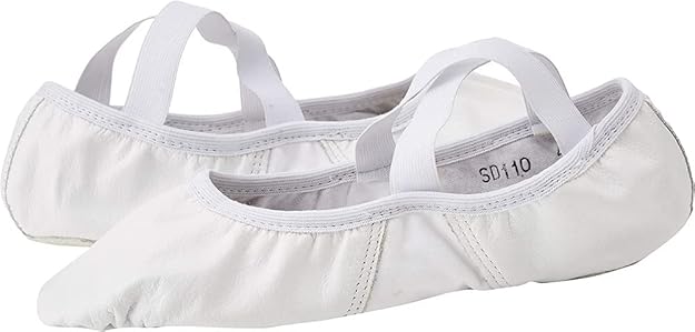 NEW Ballet Shoes So Danca Kids Size  Leather Cross Straps Split Sole