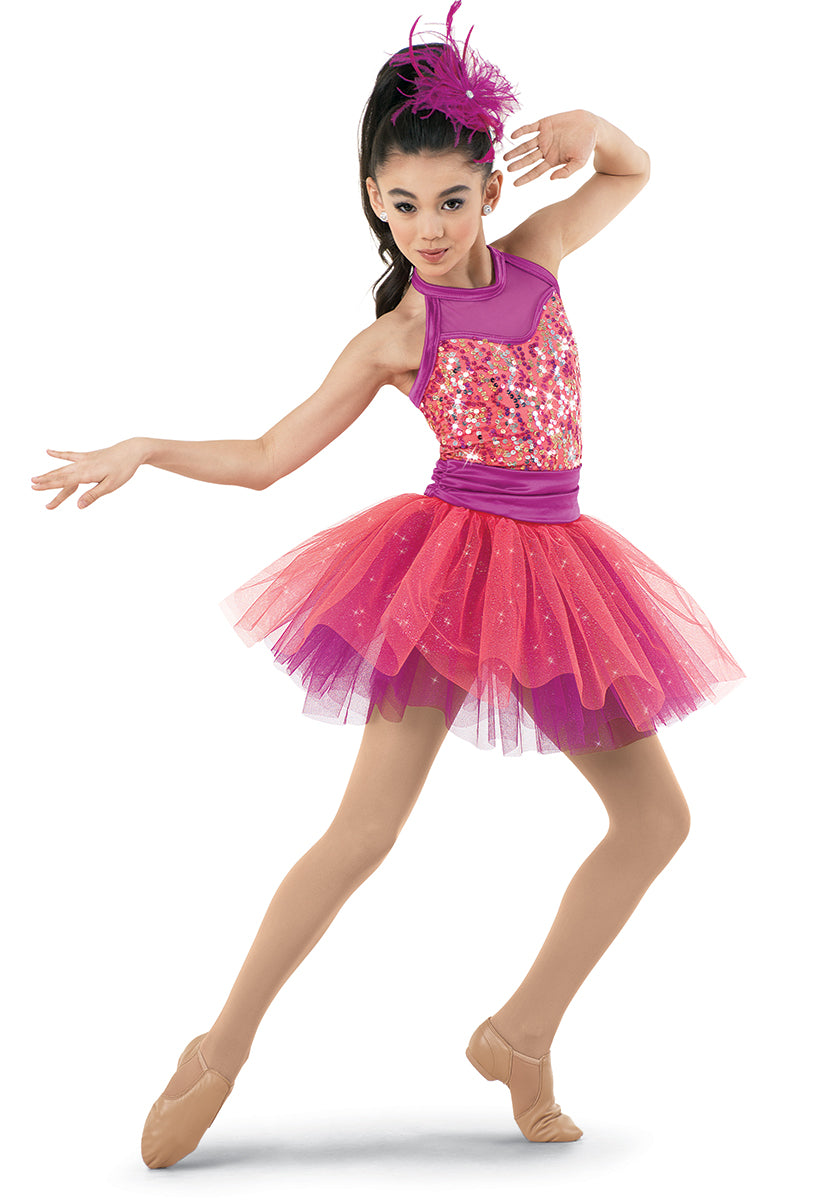 Pre-Owned Costume Weissman  9603 Small Child Pink  Jazz