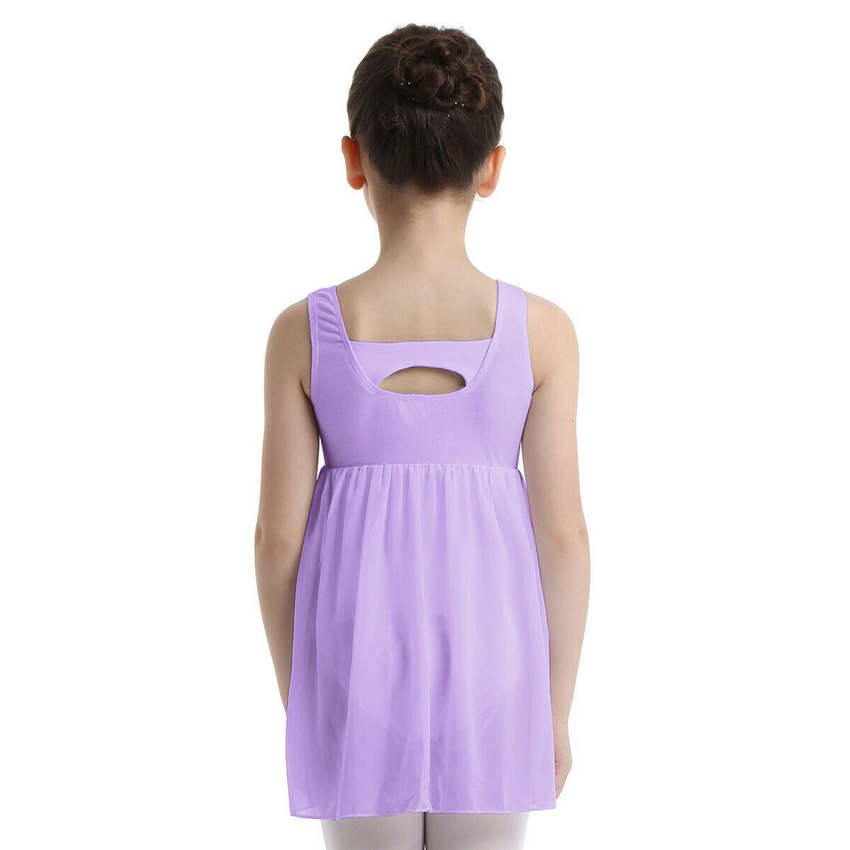 Pre-Owned Leotard Dress Mdnmd   Large Child Laveder  Ballet Tap