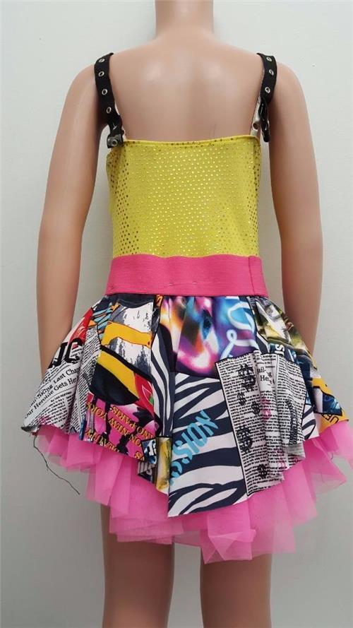 Pre-Owned Costume Dansco   Large Child Bright Colors  Jazz
