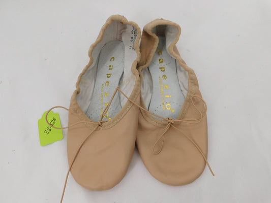 Pre-Owned Ballet Shoes Capezio Adult 5M Tie Drawstring Leather  Split Sole