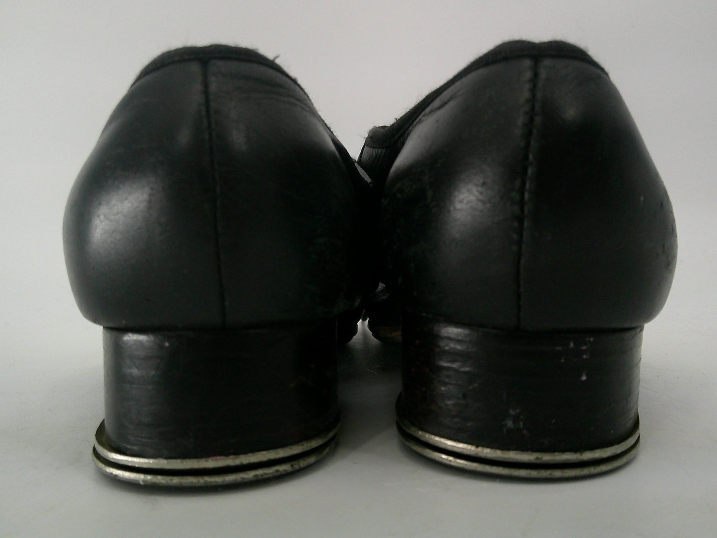 Pre-Owned Clogging Shoes Steven Stompers Adult 7M Oxford Leather  Split Sole