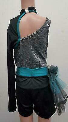 Pre-Owned Costume Curtain Call  E1599 Small Adult Gray  Jazz