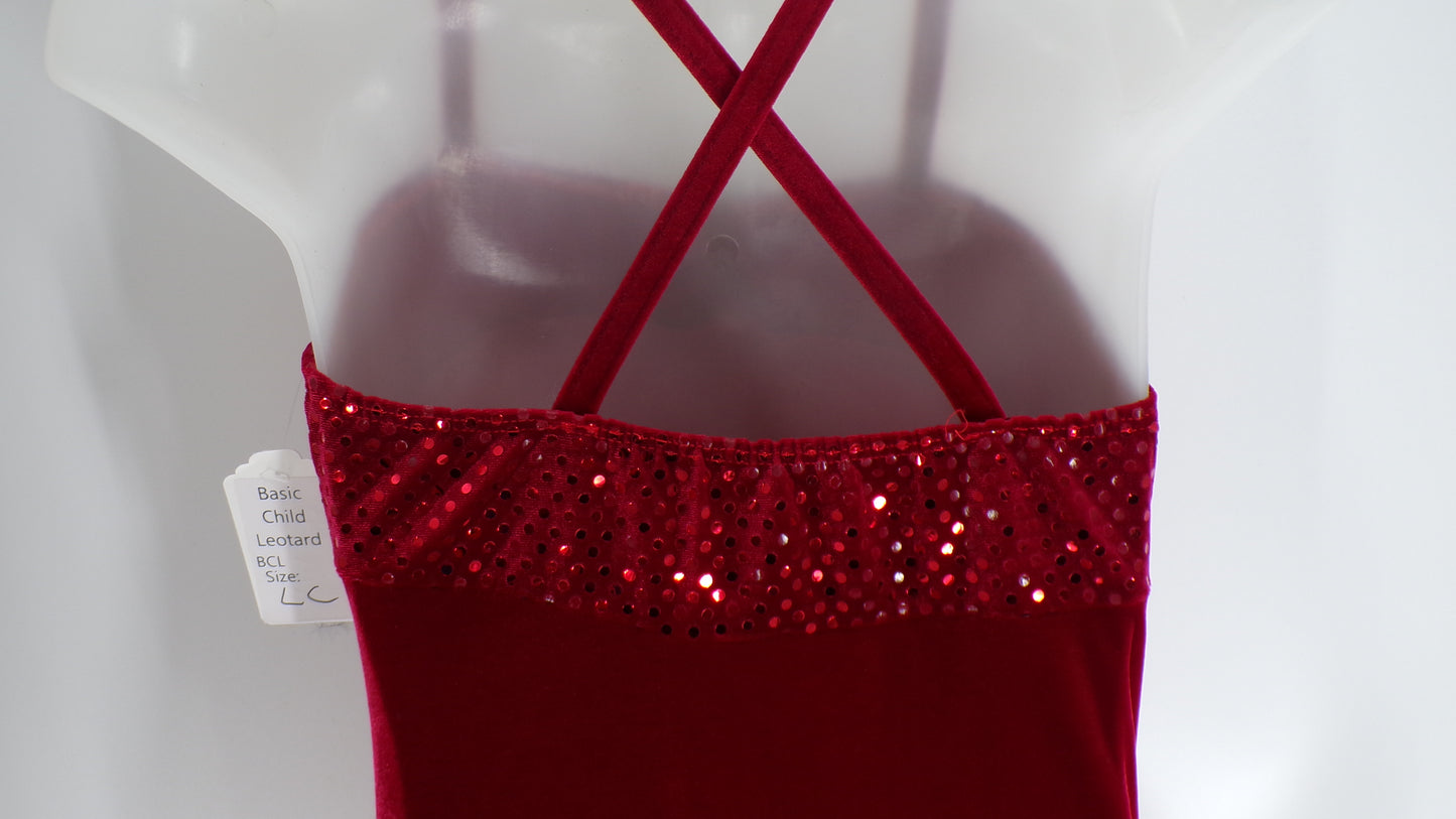 Pre-Owned Leotard Art Stone  29 Large Child Silver  Ballet