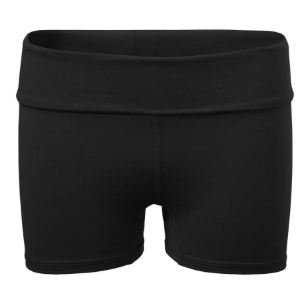 Pre-Owned Shorts Soffe  1178G Small Adult Black  Gymnastics Cheer
