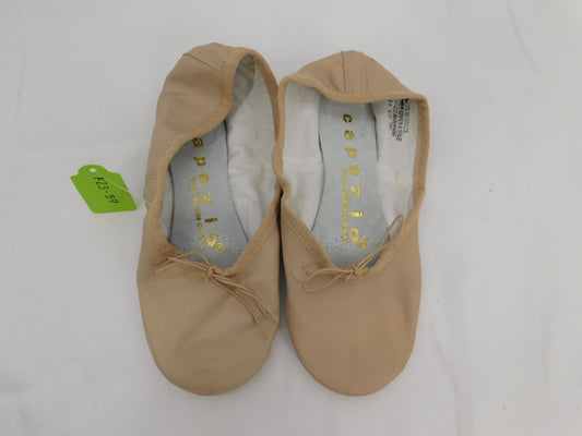 Pre-Owned Ballet Shoes Capezio Adult 5.5N Tie Drawstring Leather  Split Sole