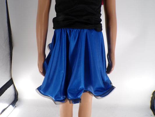 Pre-Owned Costume Skirt No Tag   large Child Royal Blue  Jazz Tap