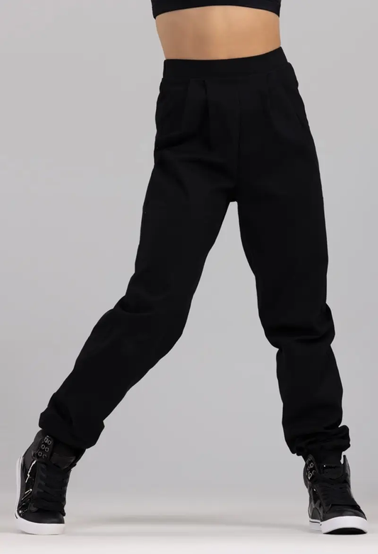 Pre-Owned Pants Balera 14556 Intermediate Child Black Jazz Tap