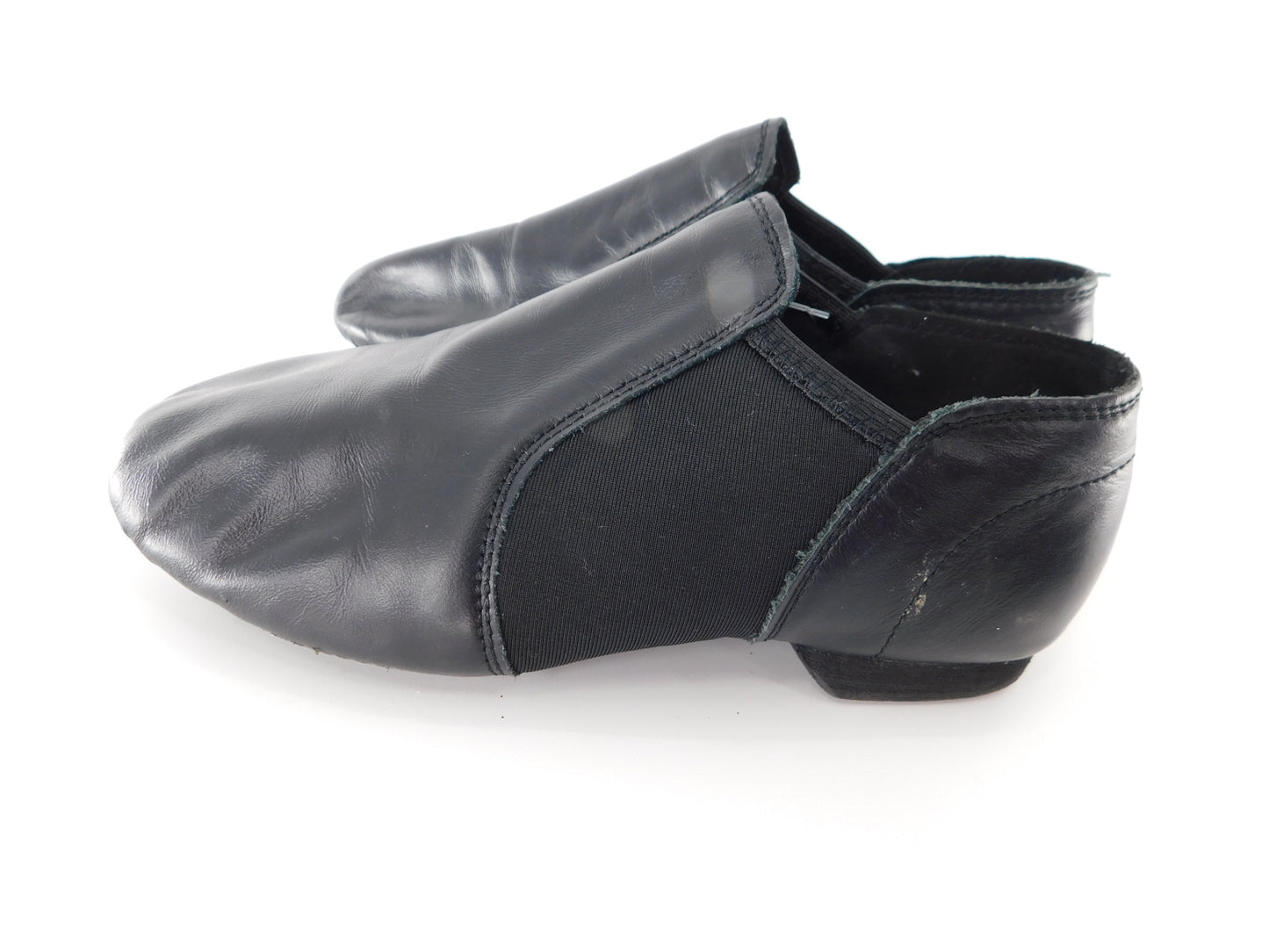 Pre-Owned Jazz Shoes Stelle Big Kid 1M  Leather Slip On