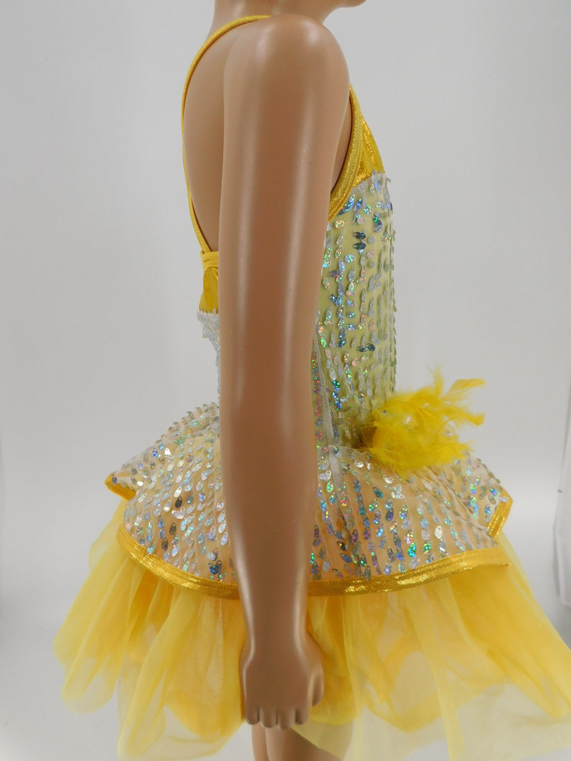 Pre-Owned Costume Curtain Call  E2158 Small Child Yellow  Ballet