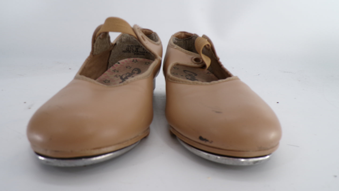 Pre-Owned Tap Shoes Capezio Little Kid 11.5W Tyette Man Made Ribbon or Elastic Student