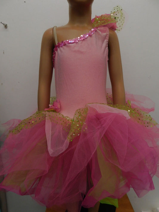 Pre-Owned Costume AWCT  15937 Intermediate Child Light Pink  Ballet
