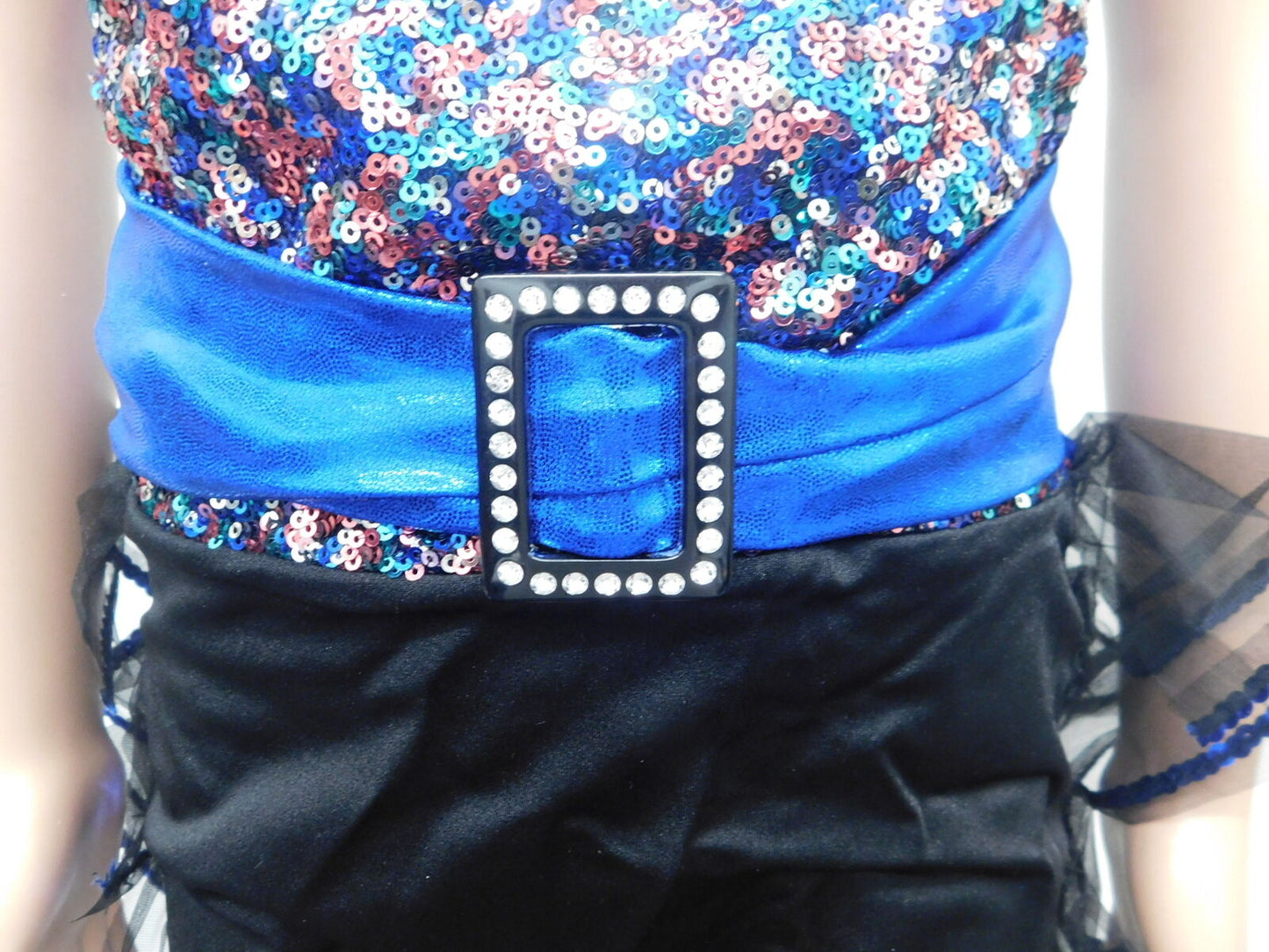 Pre-Owned Costume Curtain Call  E2066 Medium Child Royal Blue  Jazz
