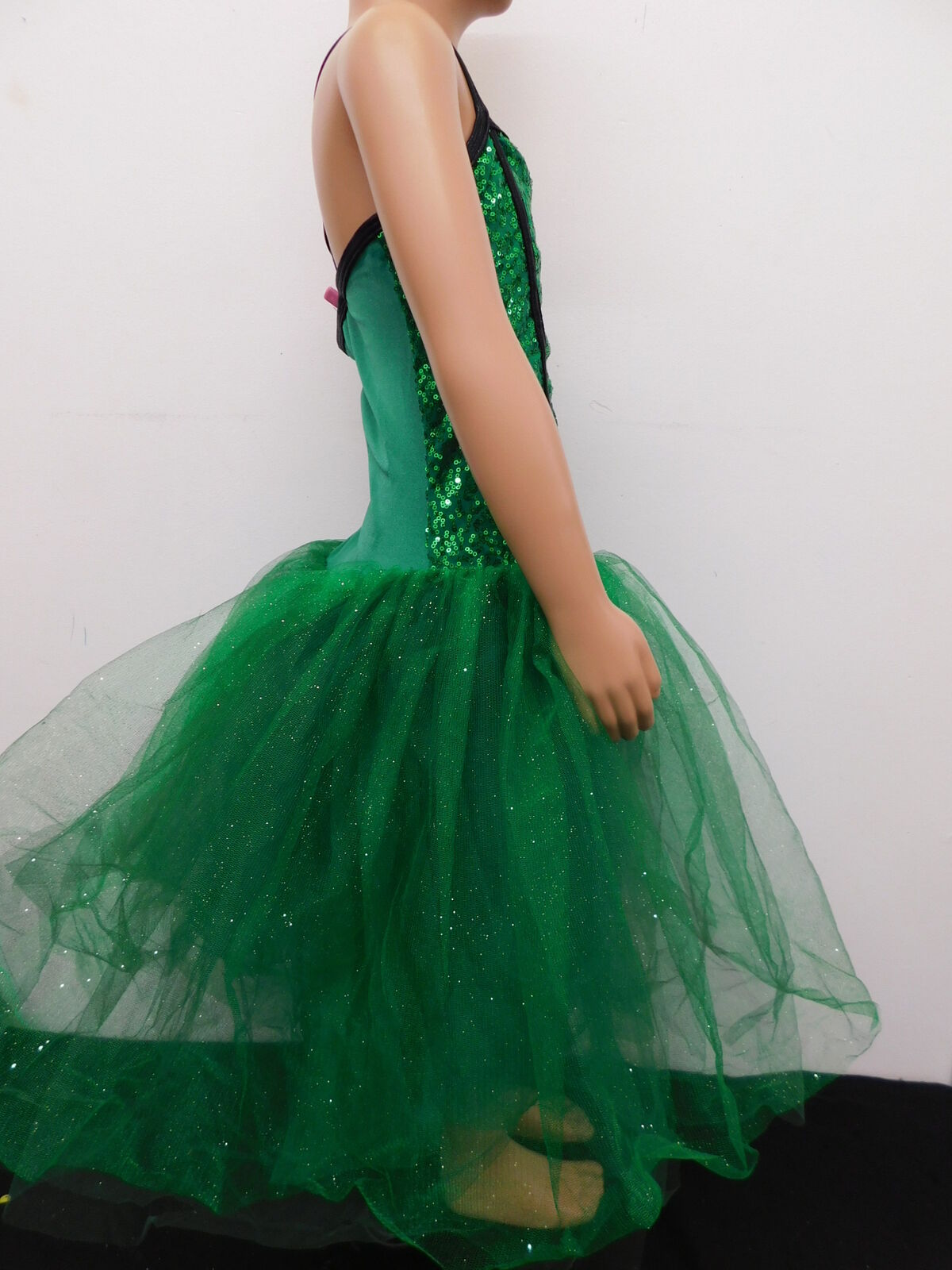 Pre-Owned Costume Curtain Call  E781 Large Child Kelly Green  Ballet